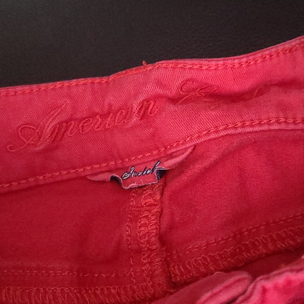 American Eagle Red Skinny Jeans - Picture 8 of 8